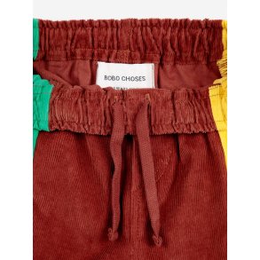 Bobo Choses Color Block Corduroy Straight Pants